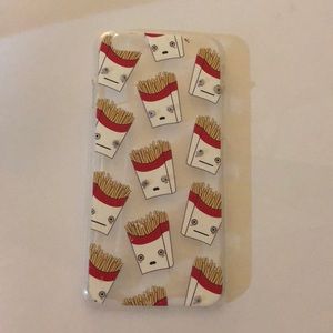 Clear iphone 6/6s/7 french fry case
